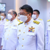 อว. จัดพิธีถวายพระพรชัยมงคลและพิธีถวายสัตย์ปฏิญาณเพื่อเป็นข้ ... Image 4